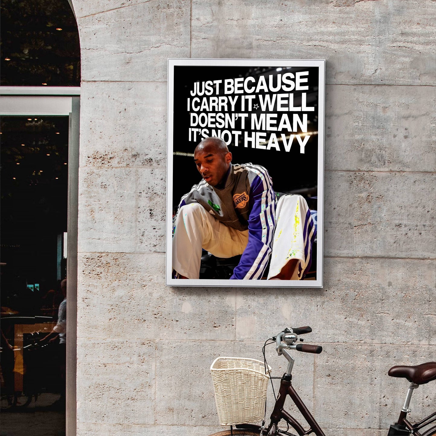 Kobe Bryant Carry It Well Frame