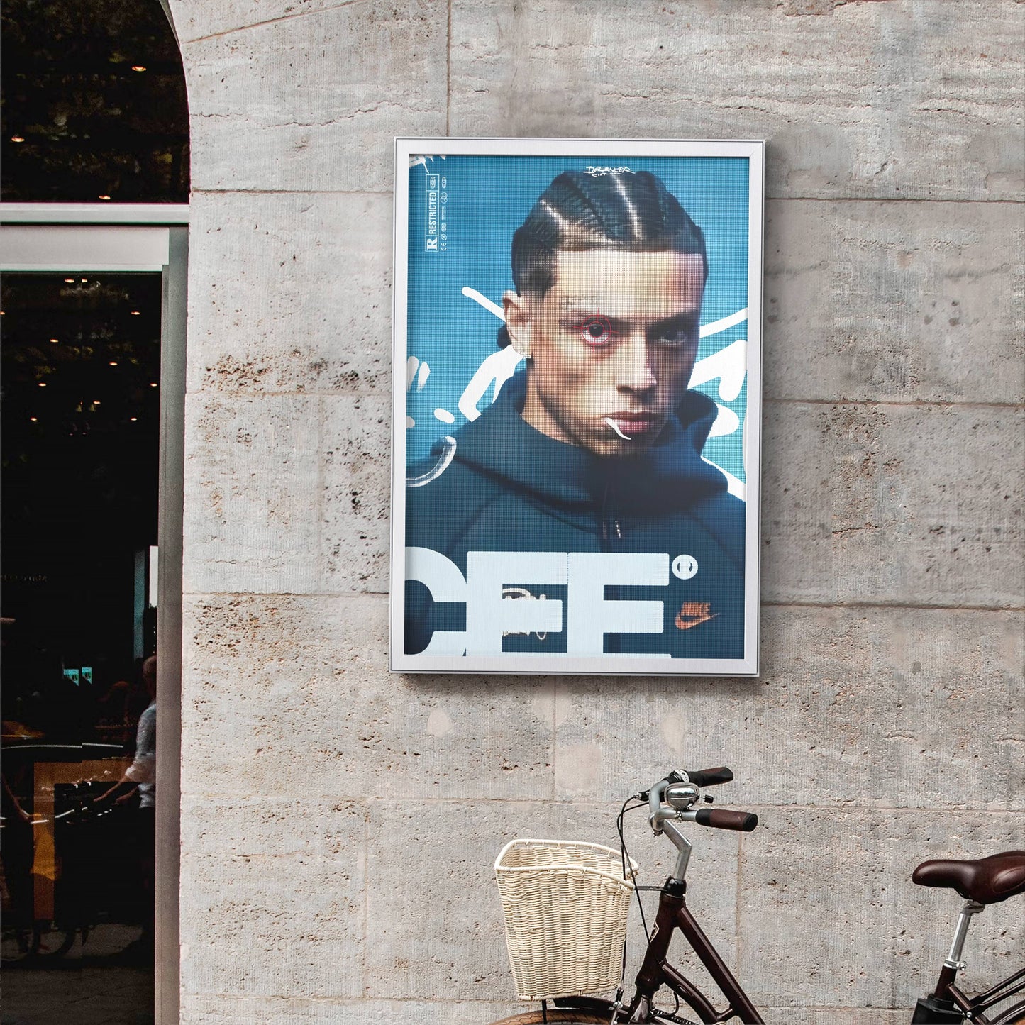 Central Cee Nike Poster Frame
