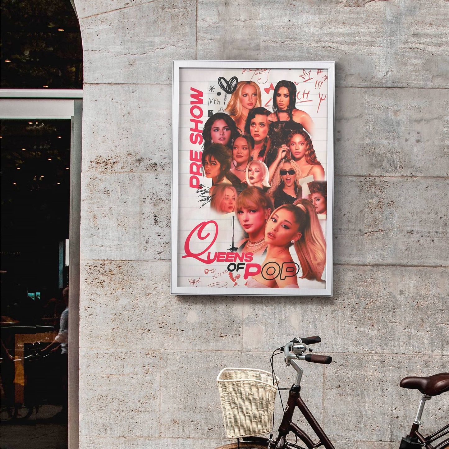 Queen of Pop Collage Frame
