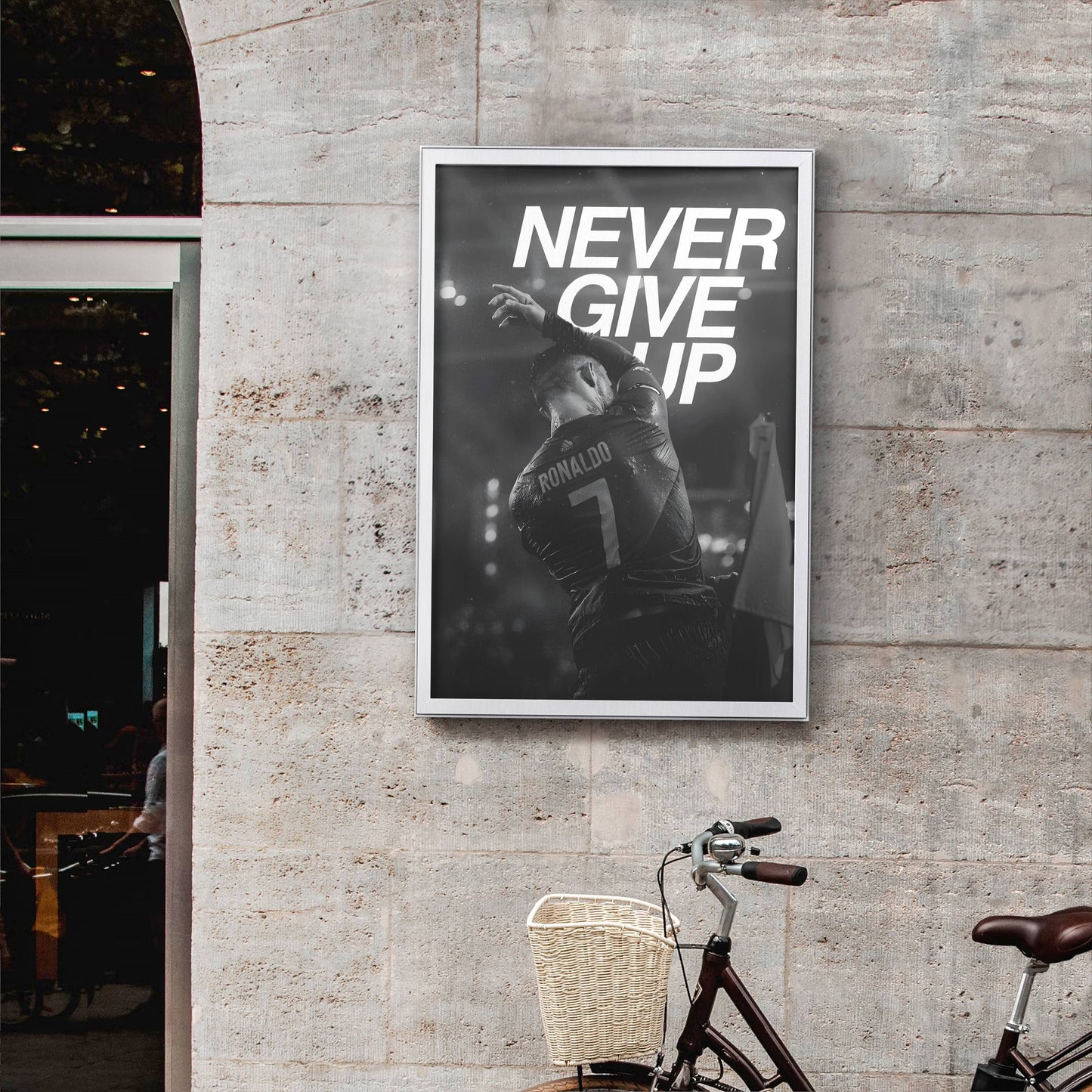 Ronaldo Never Give Up Frame