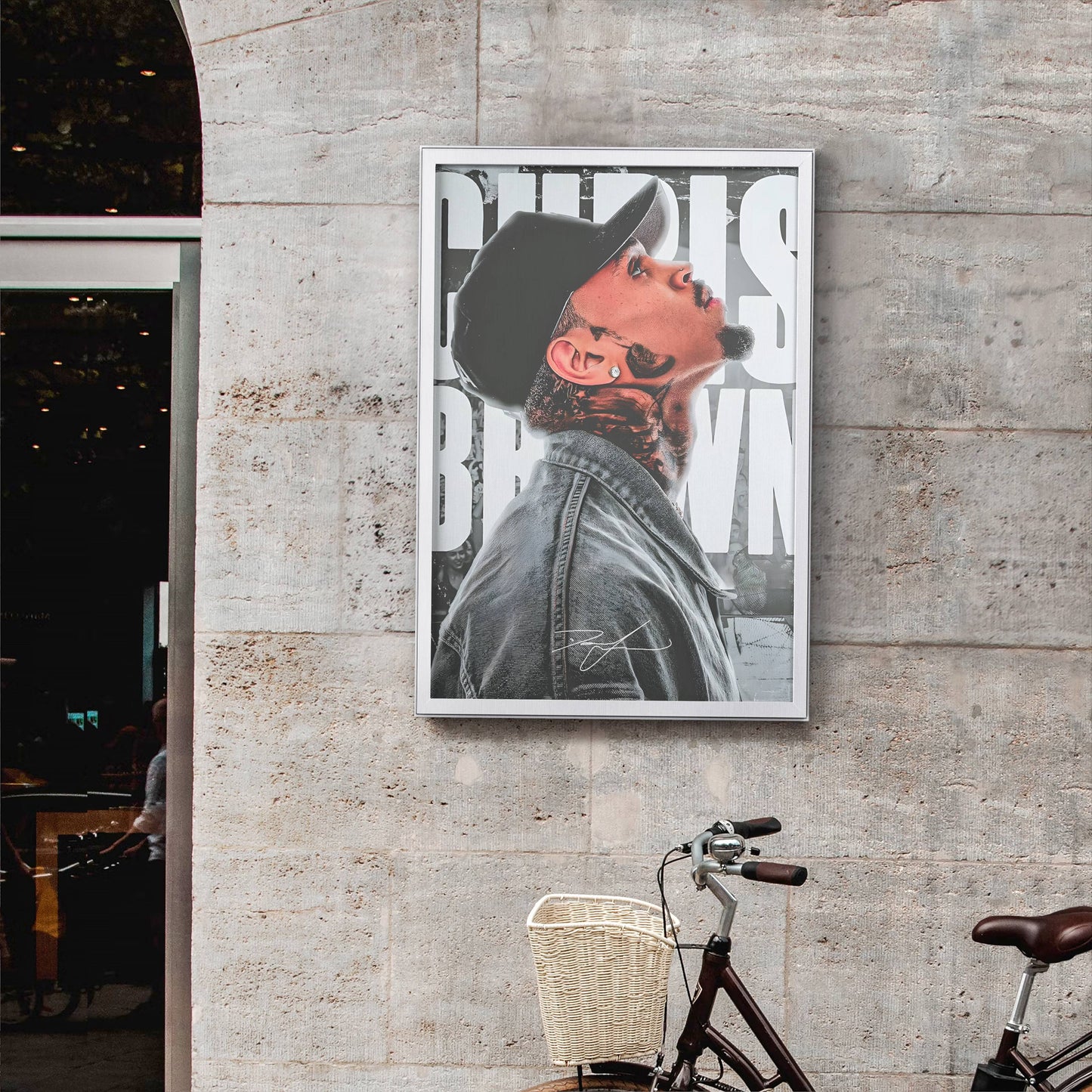 Chris Brown Poster Frame