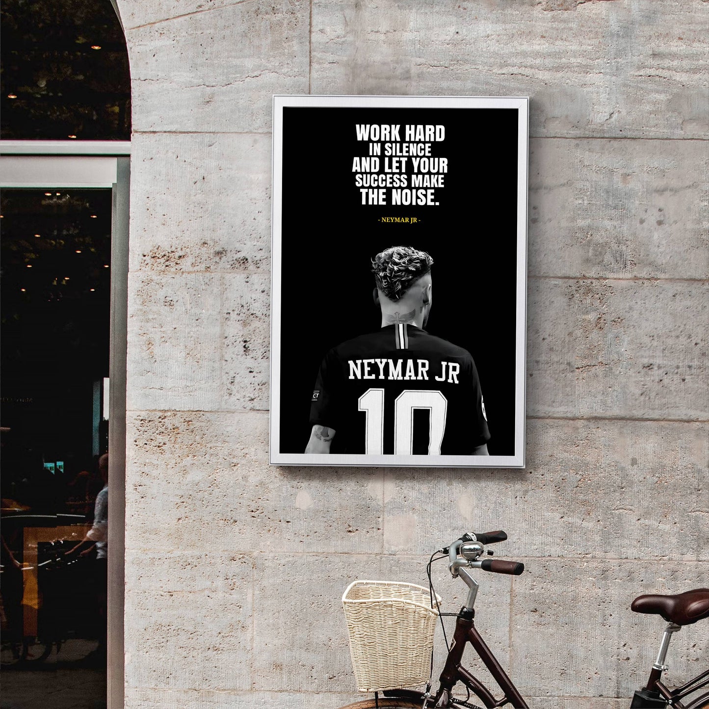Neymar Jr #10 Poster Frame