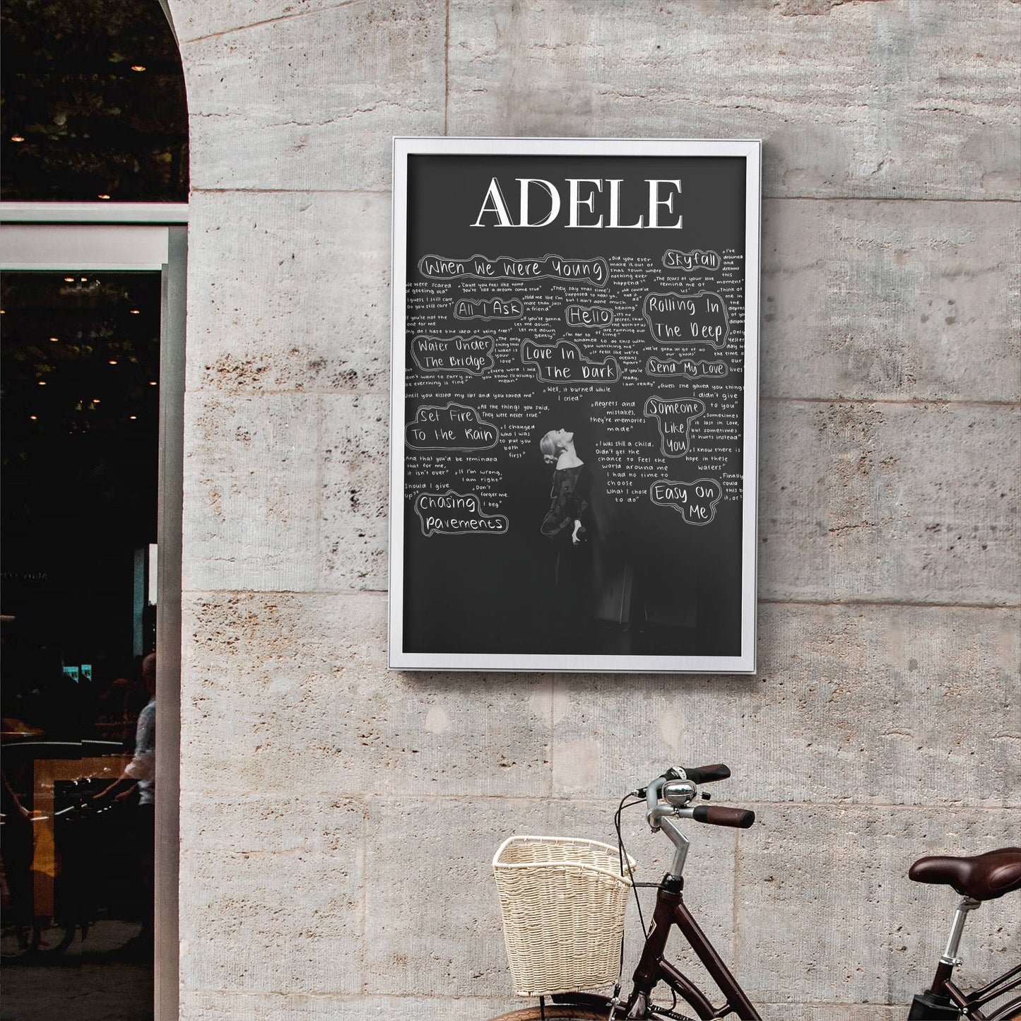 Adele Poster Frame