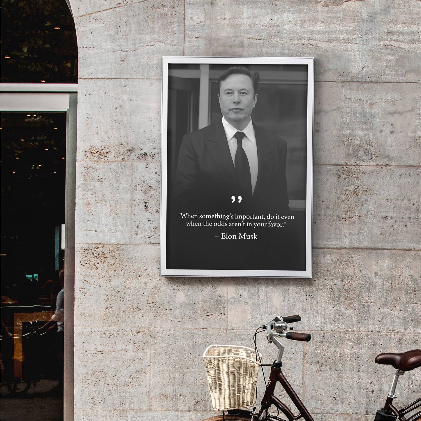 Elon Musk Do It Despite Odds Frame