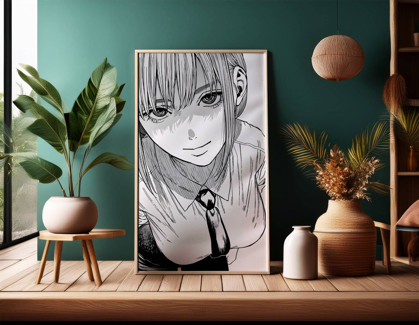 Makima Art Poster Frame