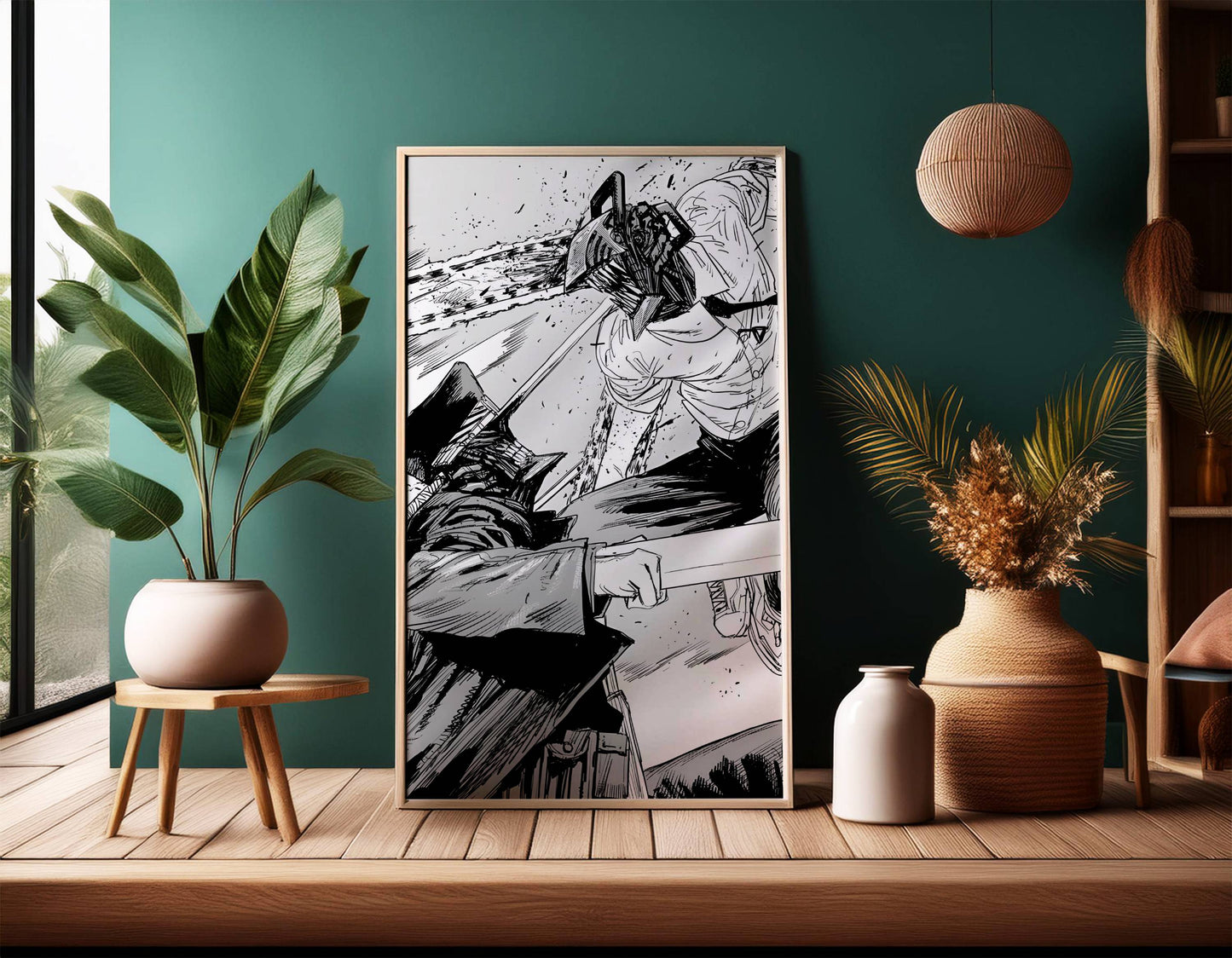 Chainsaw man Art Poster Frame