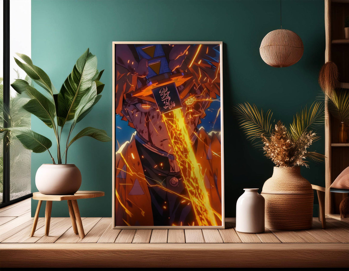 Zenitsu Art Poster Frame
