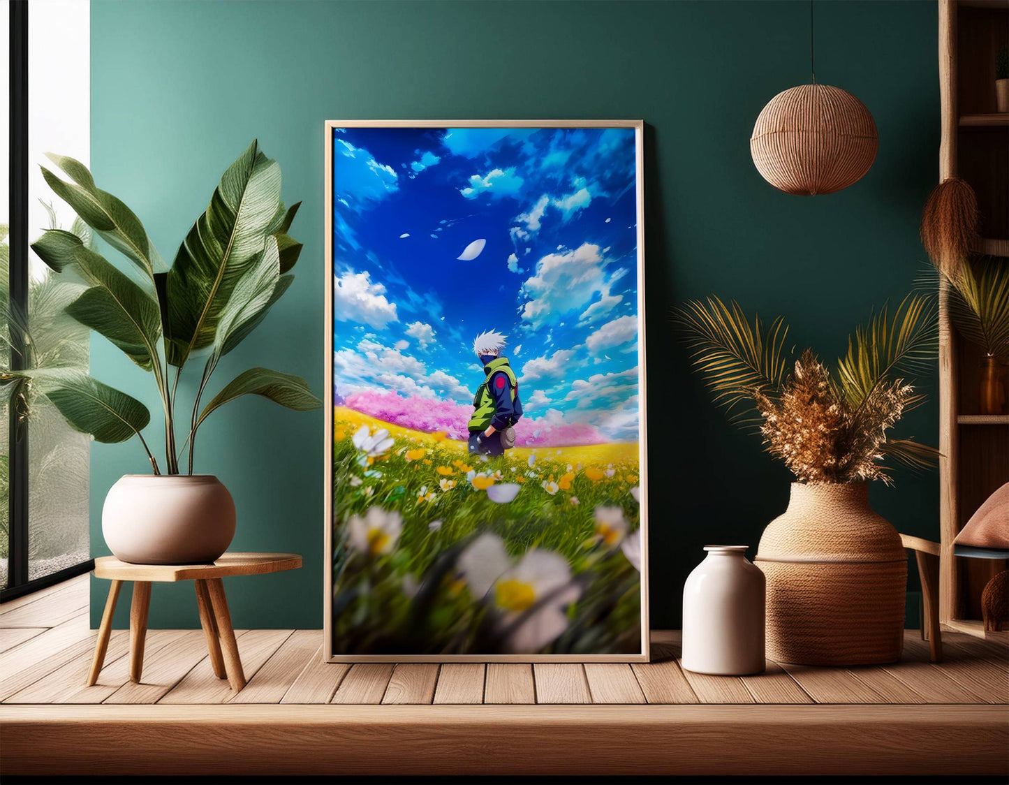 Kakashi Hatake Art Poster Frame