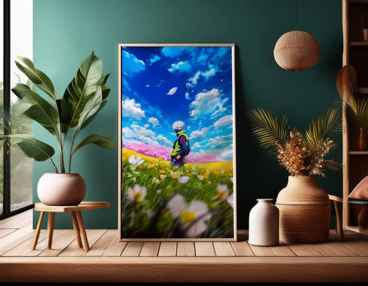 Kakashi Hatake Art Poster Frame