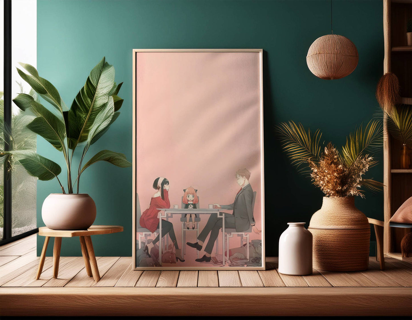 Spy X family Illustration Poster Frame