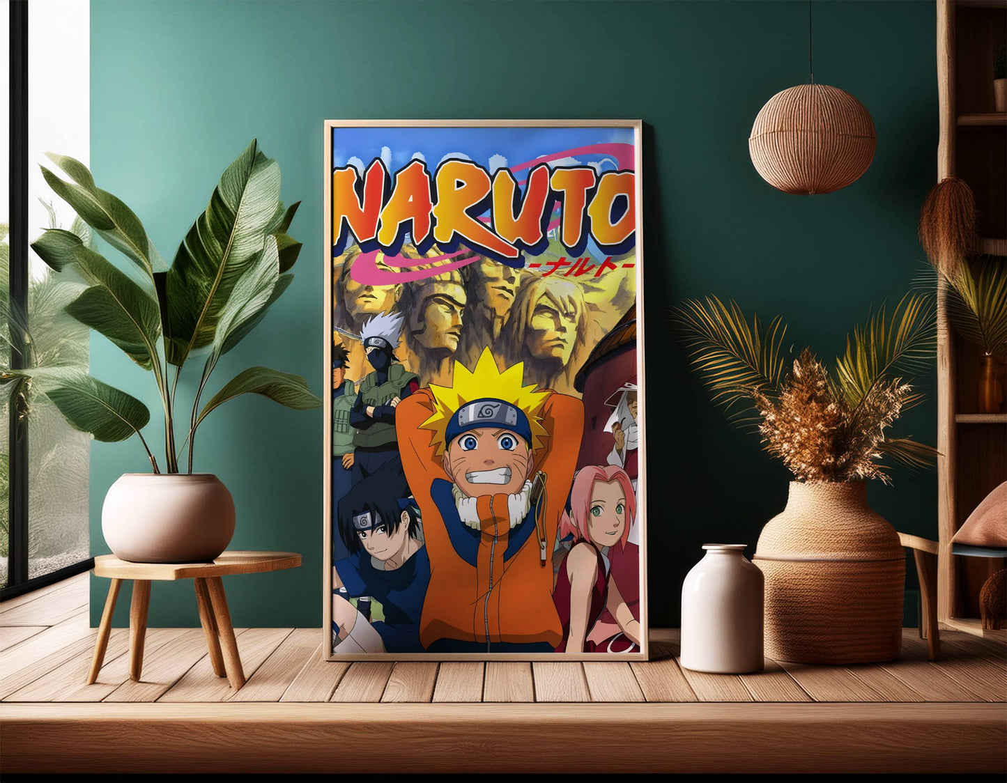 Naruto Anime Manga Team Poster Frame