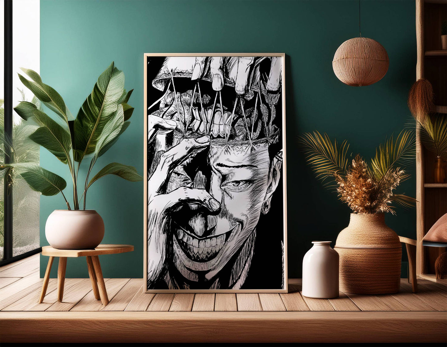 JJK  Kenjaku Art Poster Frame
