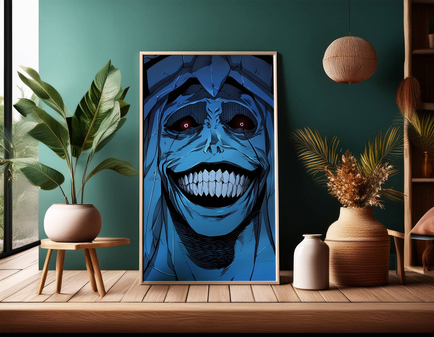 Solo Leveling Shadow Monarch Art Poster Frame