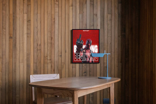 Deadpool "Restart" Movie Poster | Superhero Wall Art Print