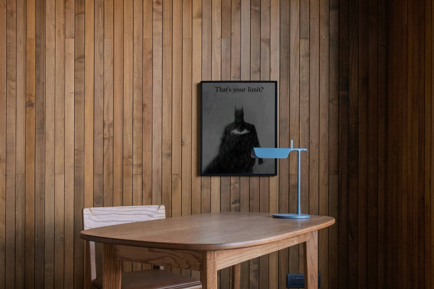 Batman That's Your Limit Motivational Poster Frame