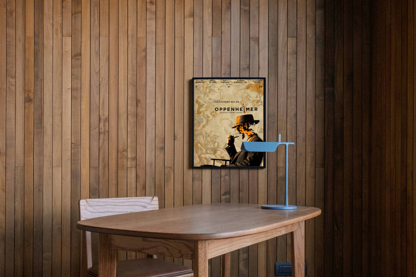 Oppenheimer The Movie Contemplative Art Frame