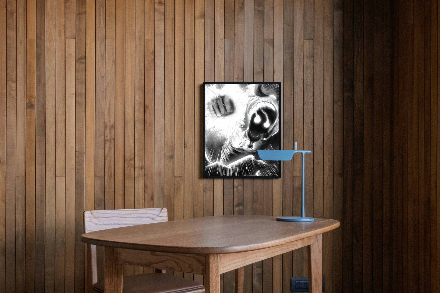 SERIOUS Punch Art Poster Frame
