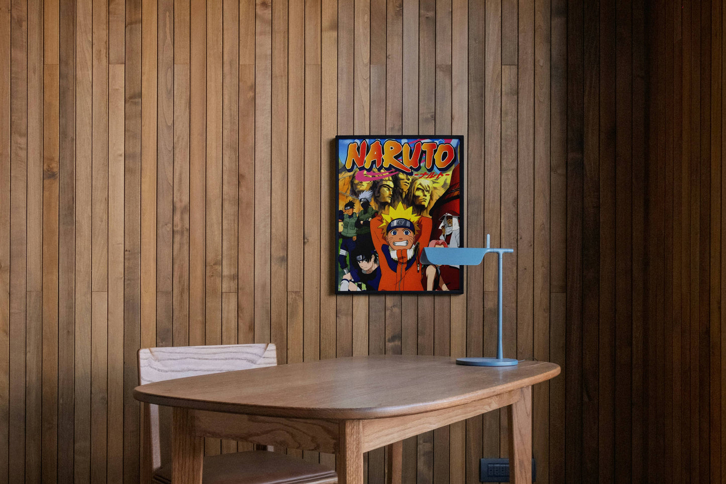 Naruto Anime Manga Team Poster Frame