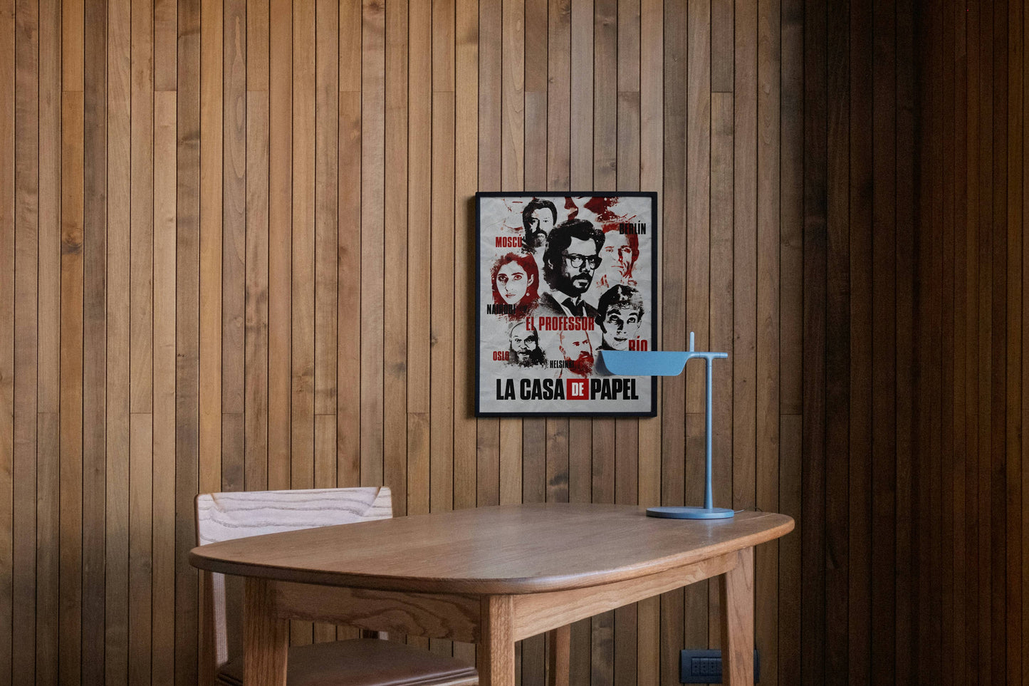 Money Heist La Casa De Papel Red Suit Iconic Poster Frame