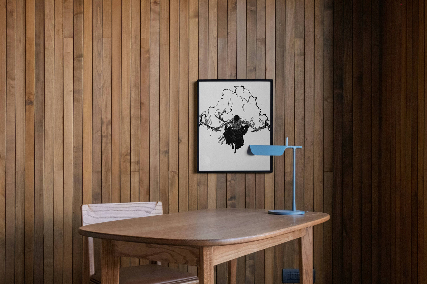 King of Hell (Roronoa Zoro) Art Poster Frame