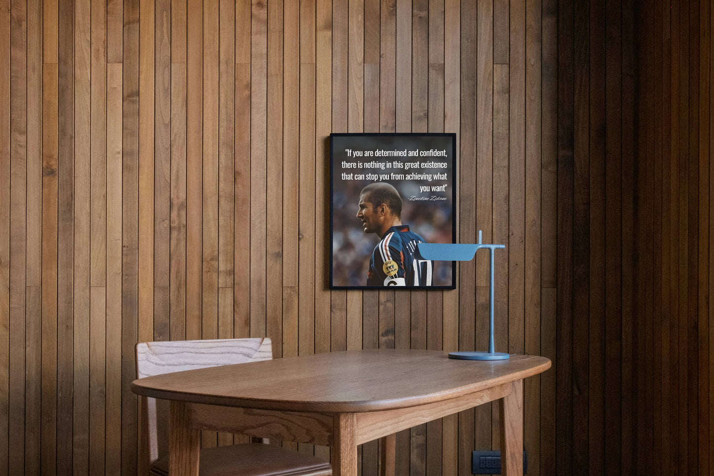 Zinedine Zidane Poster Frame