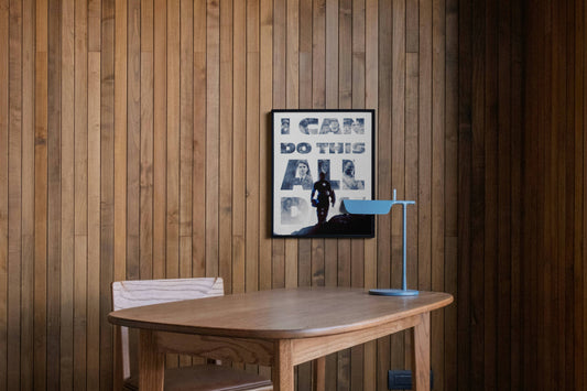 Captain America "I Can Do This All Day" Quote Art Print | Superhero Wall Poster