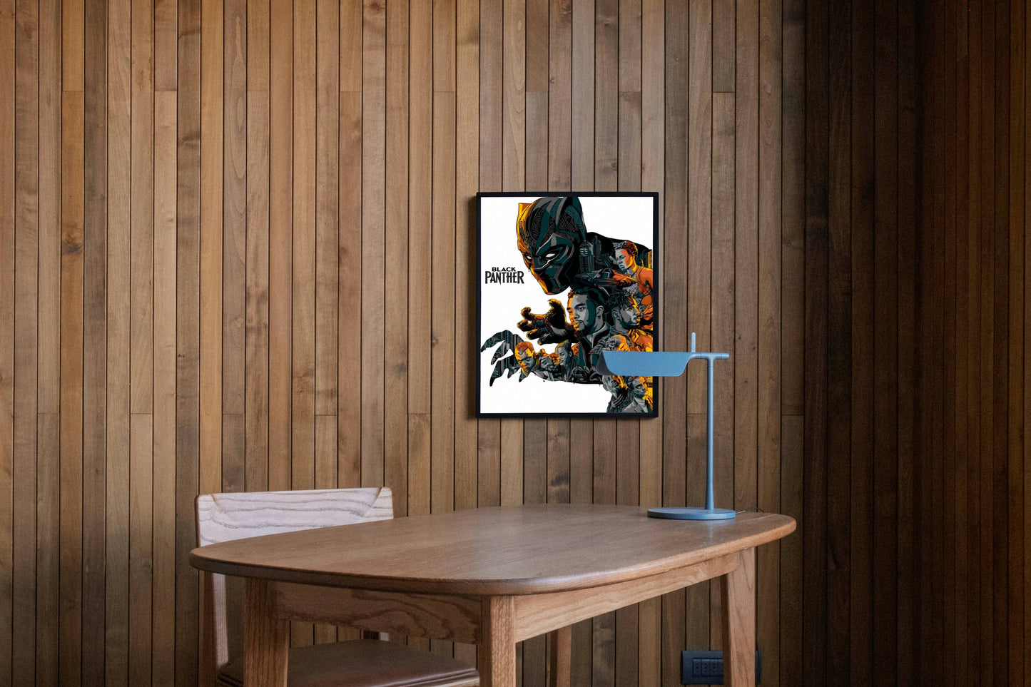 Black Panther The Movie Portrait Painting Frame