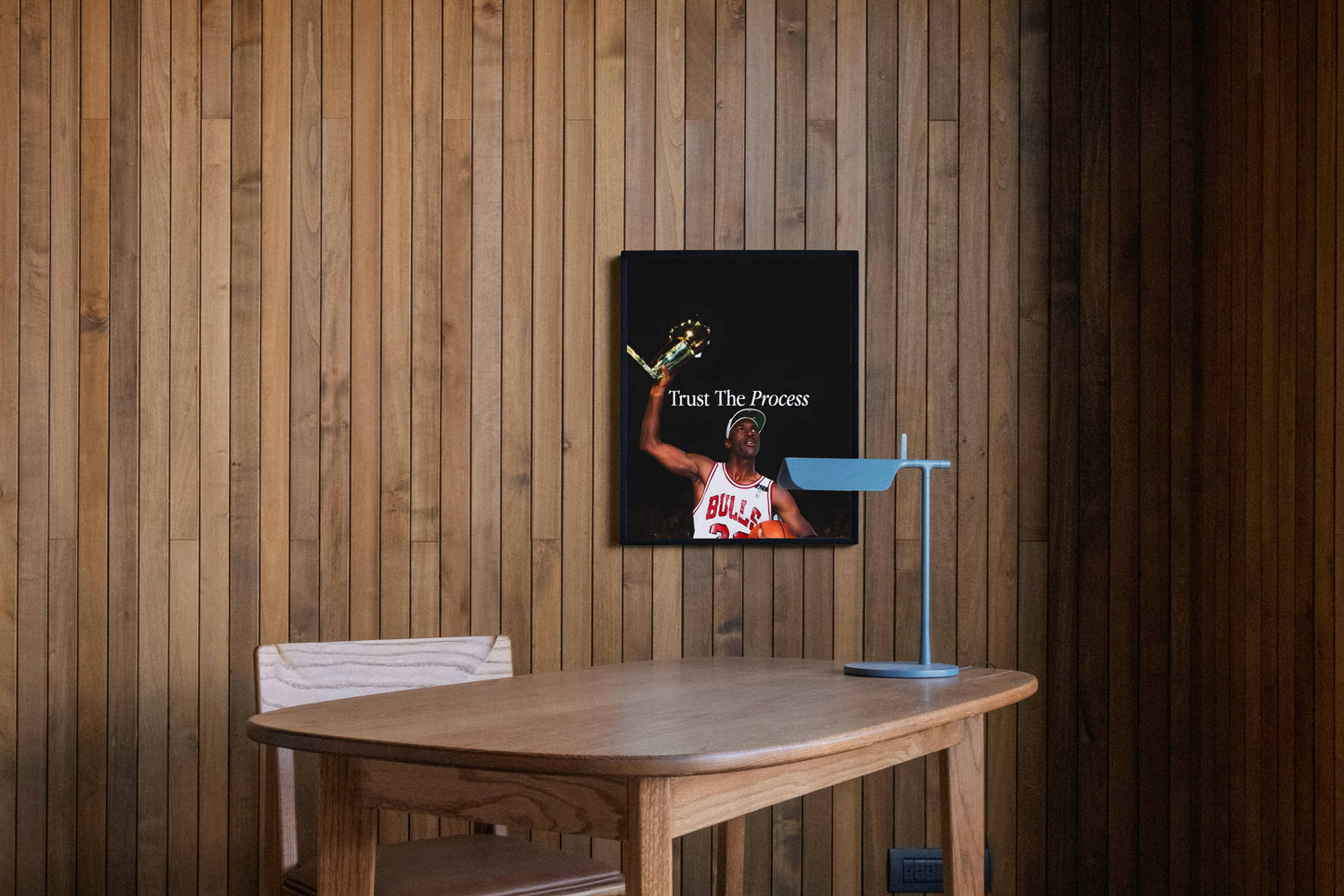 Michael Jordan Trust the Process Frame