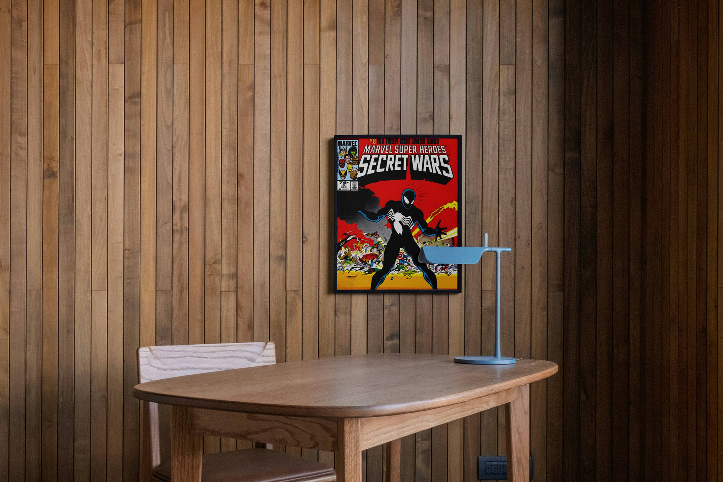 Marvel Secret Wars Classic Superhero Comic Poster Art Frame