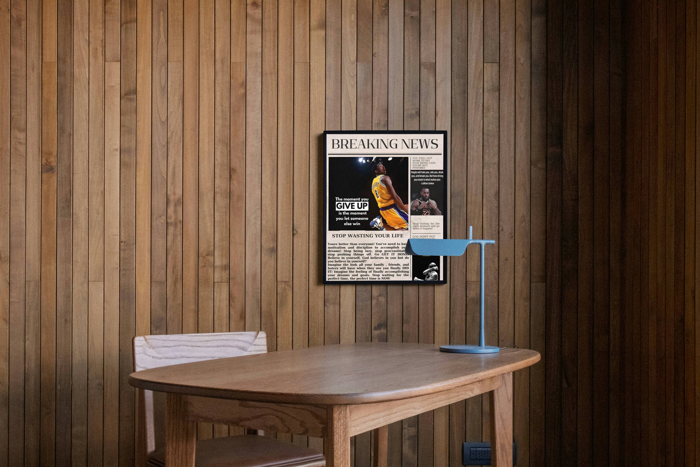 Kobe Bryant Breaking News Frame