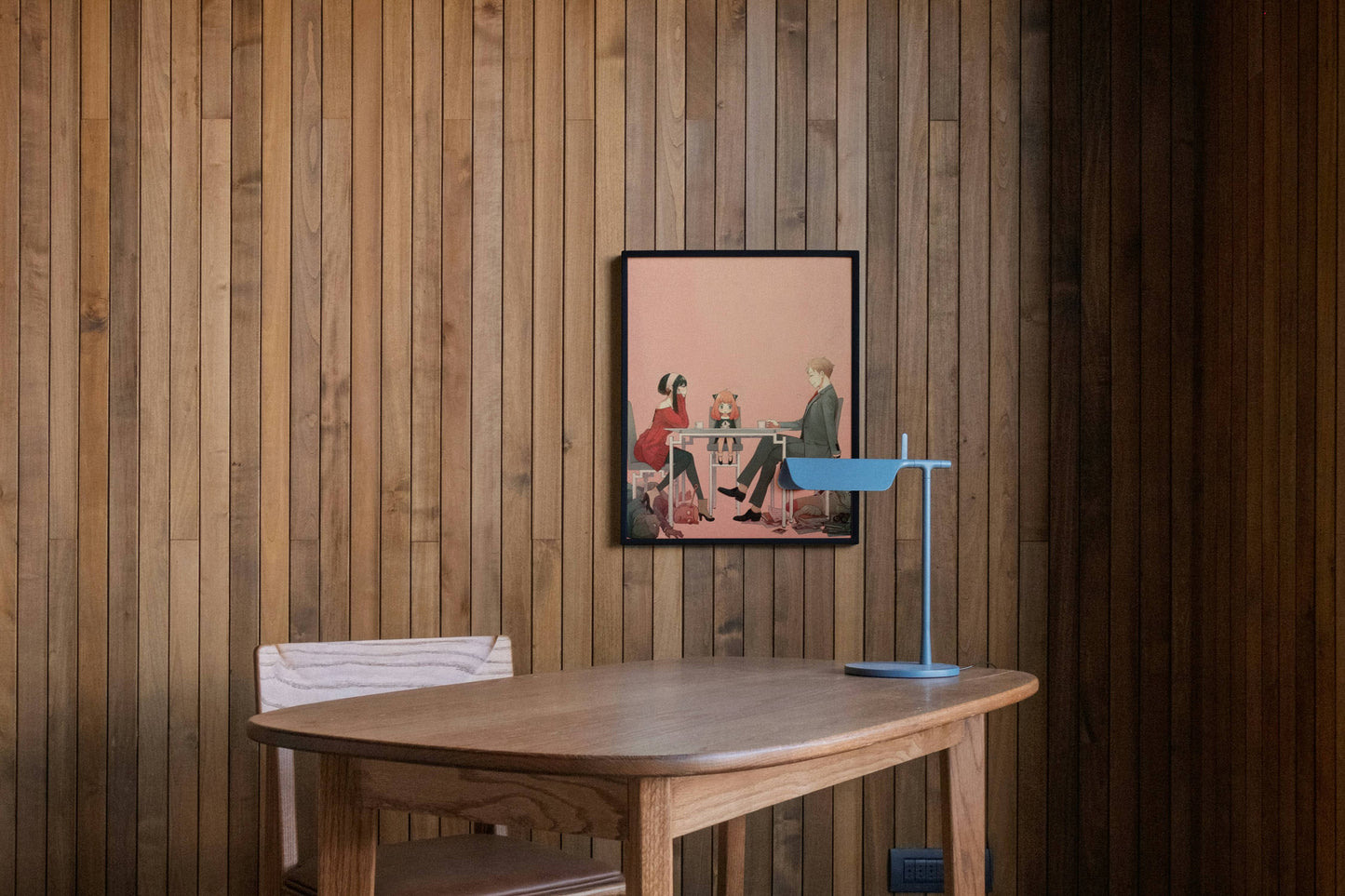 Spy X family Illustration Poster Frame