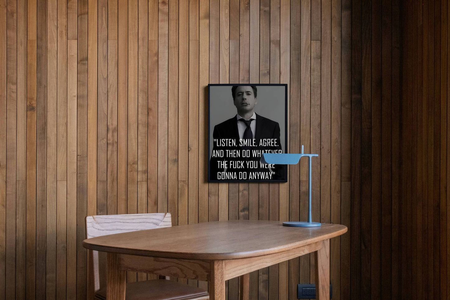 Robert Downey Jr Quote Frame