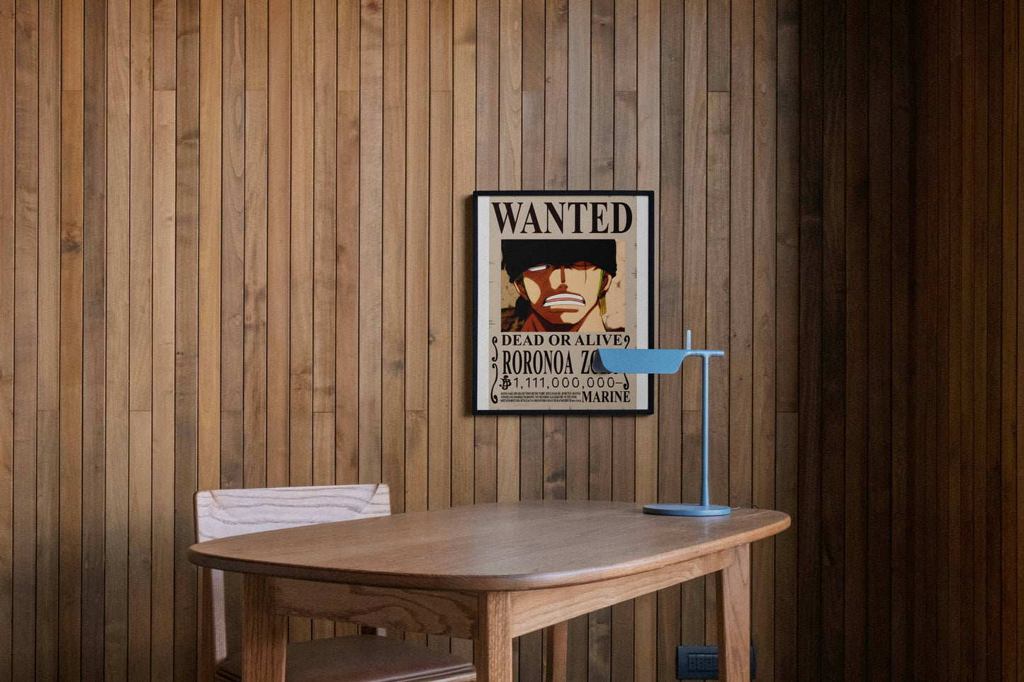 One Piece Zoro Wanted Poster Anime Frame