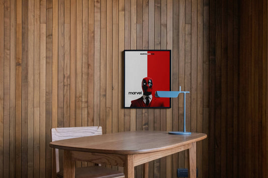 Deadpool "Marvel Jesus" Suit Poster | Superhero Wall Art Print