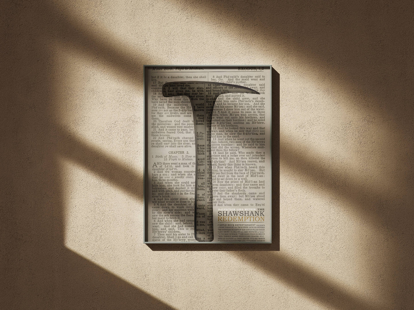 Shawshank redemption Gallery Wall Display Frame