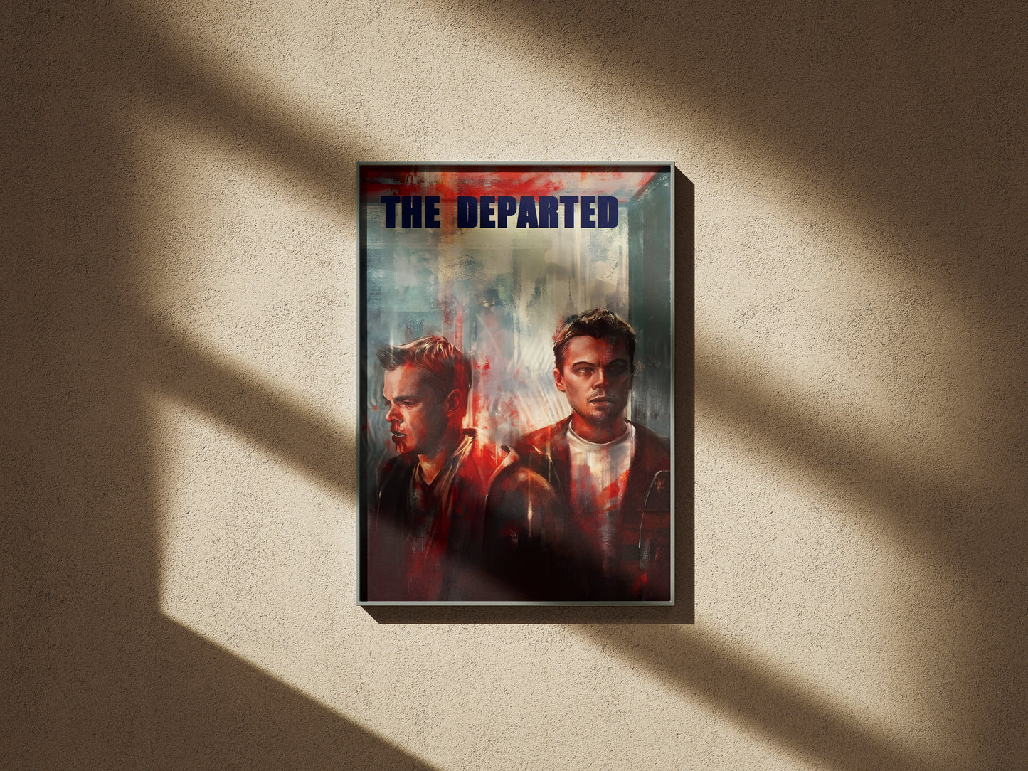 The Departed Scorsese Crime Thriller Iconic Movie Poster Frame