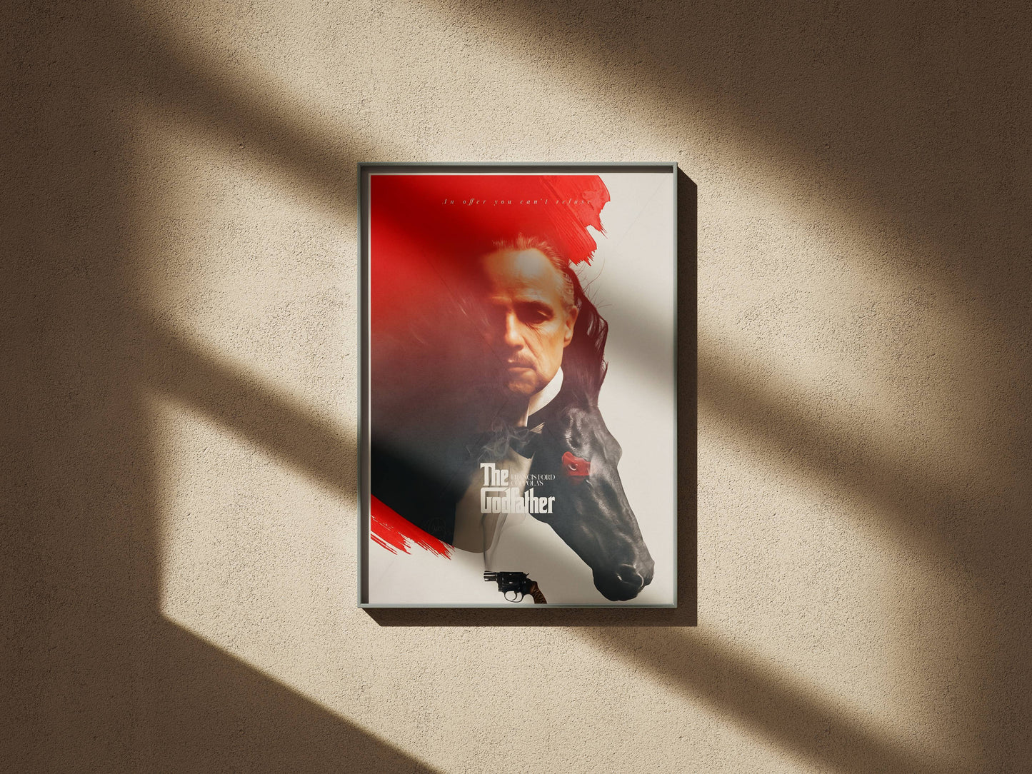 The God Father Portrait Art Frame