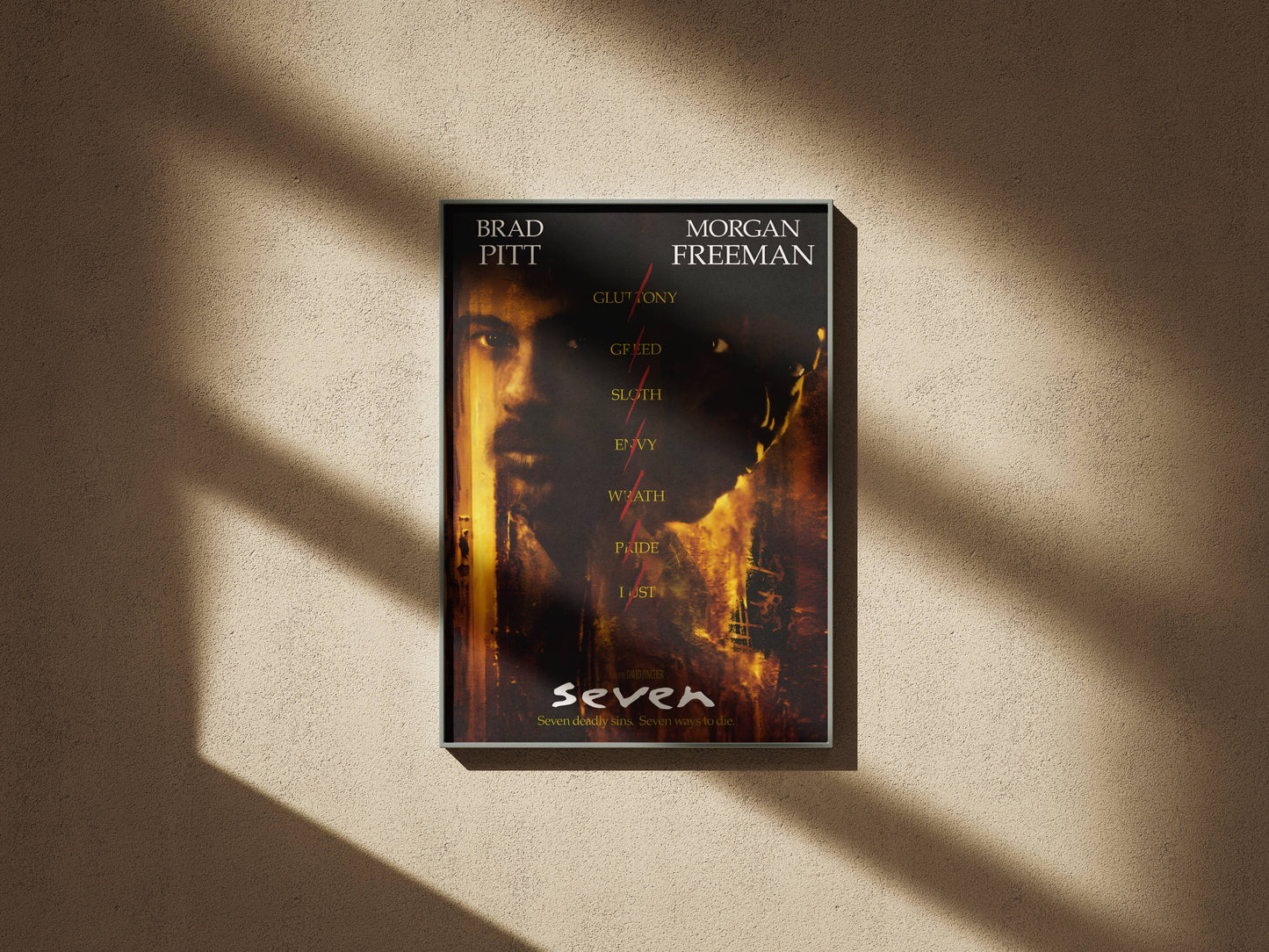 7 SEVEN (David Fincher) Art Frame
