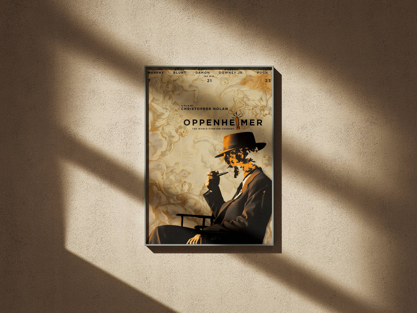 Oppenheimer The Movie Contemplative Art Frame