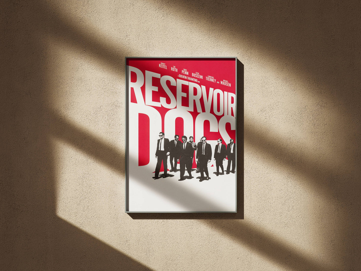 Reservoir Dogs Tarantino Classic Black Suit Movie Poster Frame