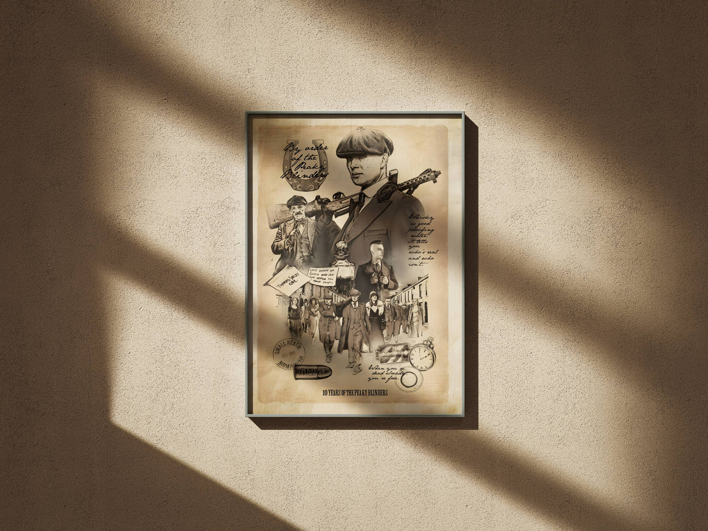 Peaky Blinders Vintage Art Frame