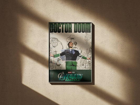 Avengers Doomsday Comic Poster  Frame