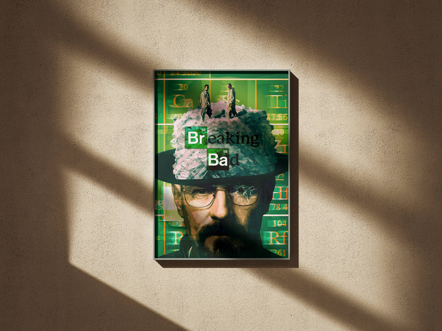 Breaking Bad Bold Portrait Art Frame