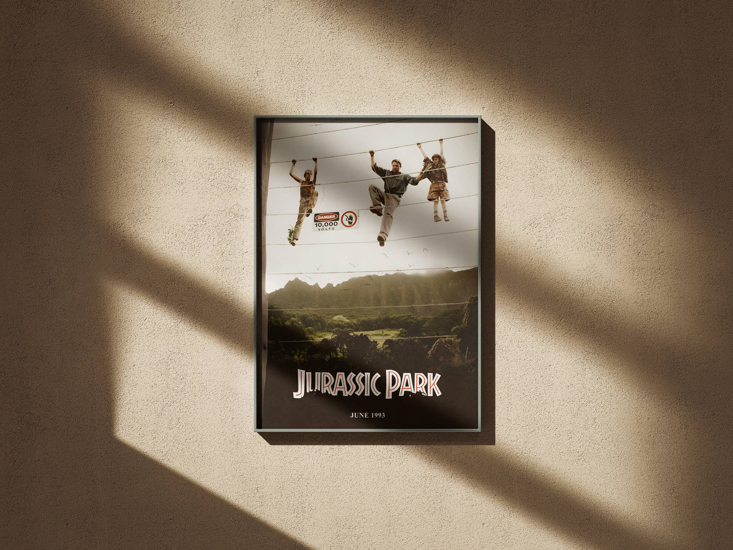 Jurassic park 1993 Poster Art Frame
