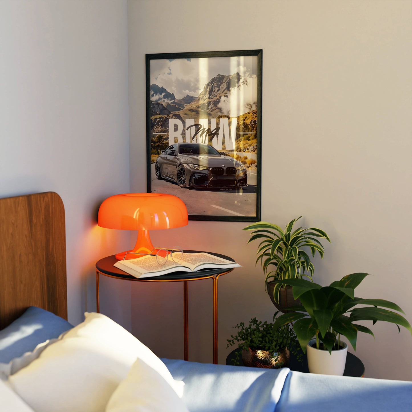 BMW Alpine Drive Poster Frame