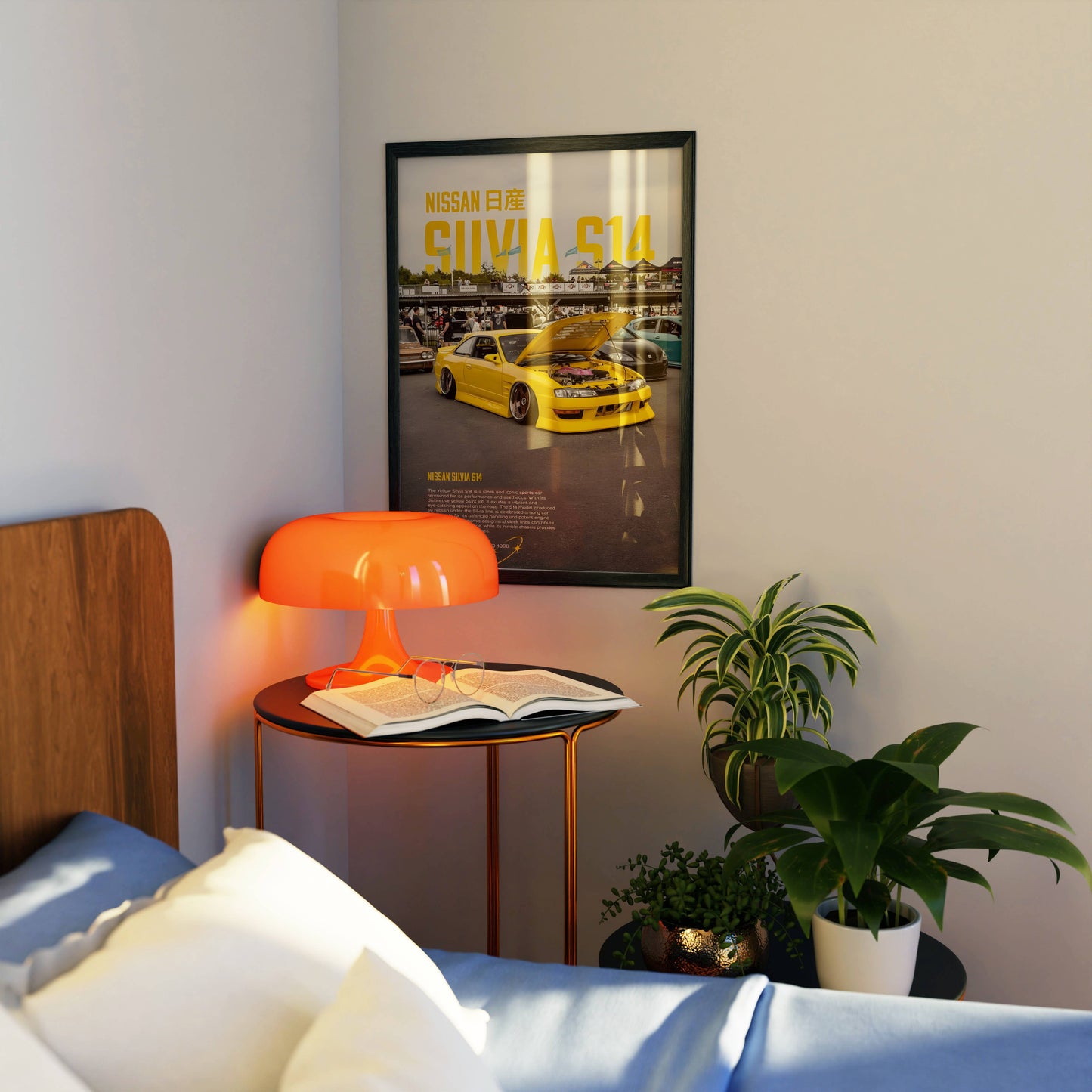 NISSAN SILVIA S14 Poster Frame