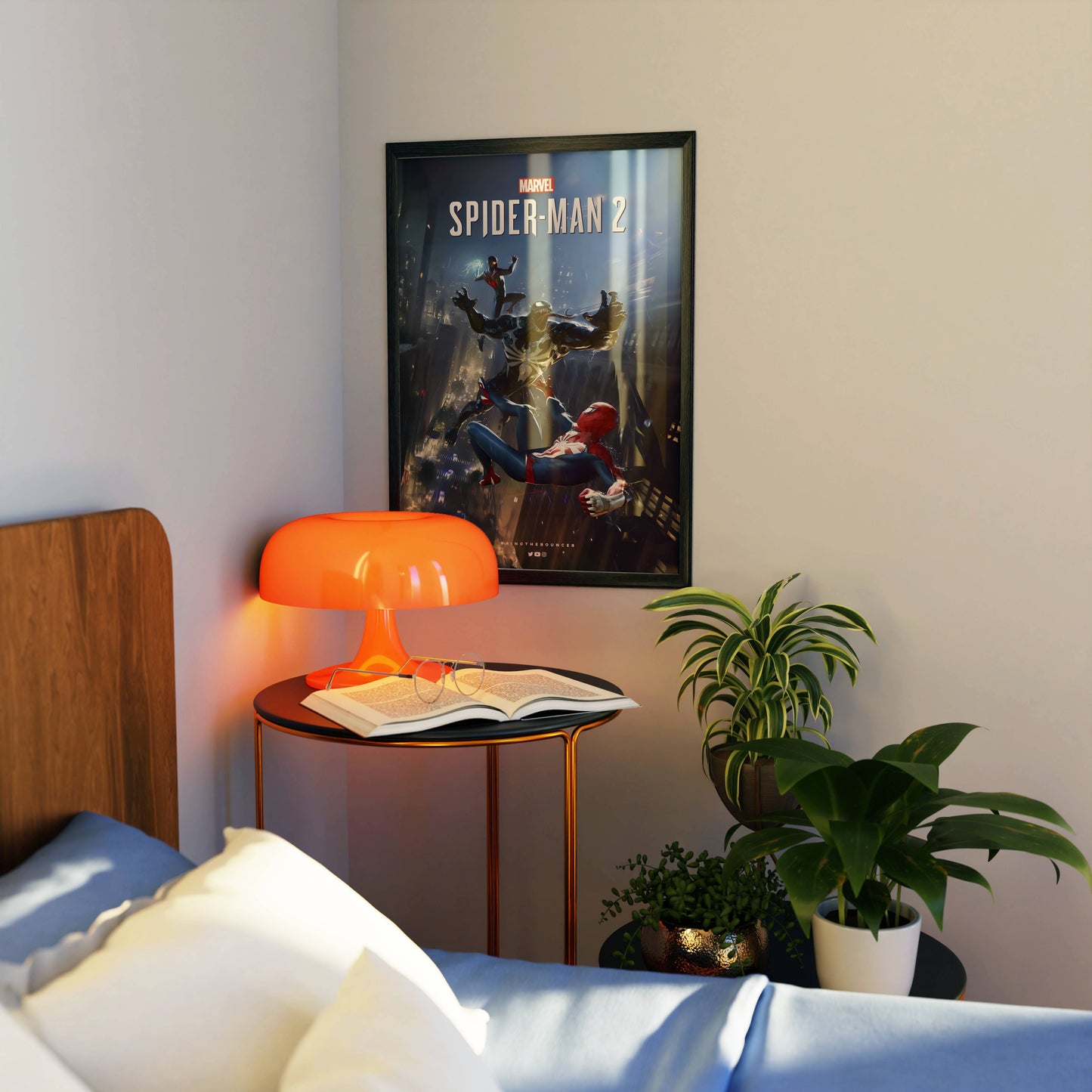 Marvel Spider-Man 2 Game Poster Frame