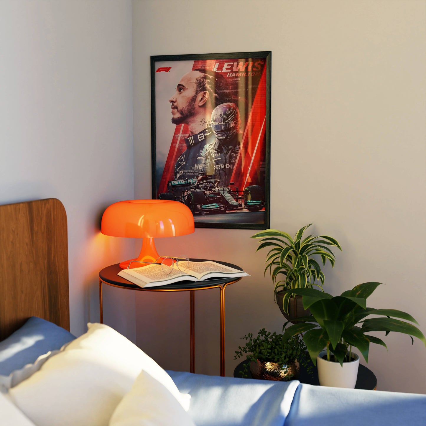 Lewis Hamilton F1 Poster Frame