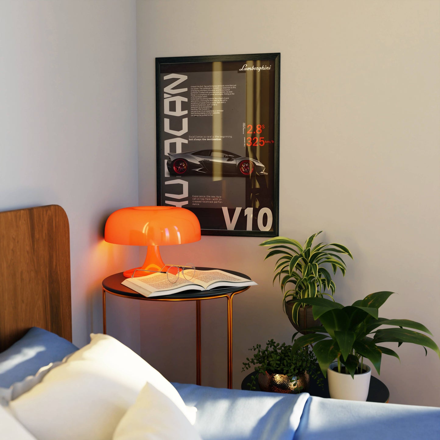 Lamborghini Huracan V10 Poster Frame
