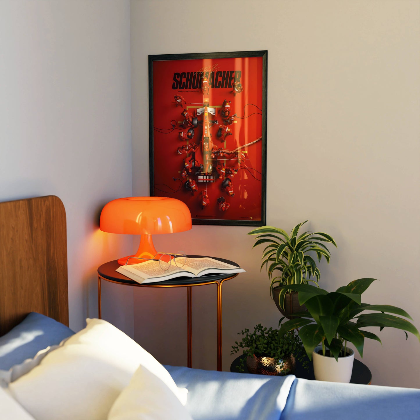 Schumacher F1 Legend Poster Frame